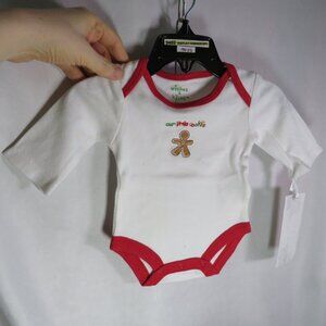 Baby "Our Little Cookie" bodysuit Long sleeve NB 100% cotton embroidered